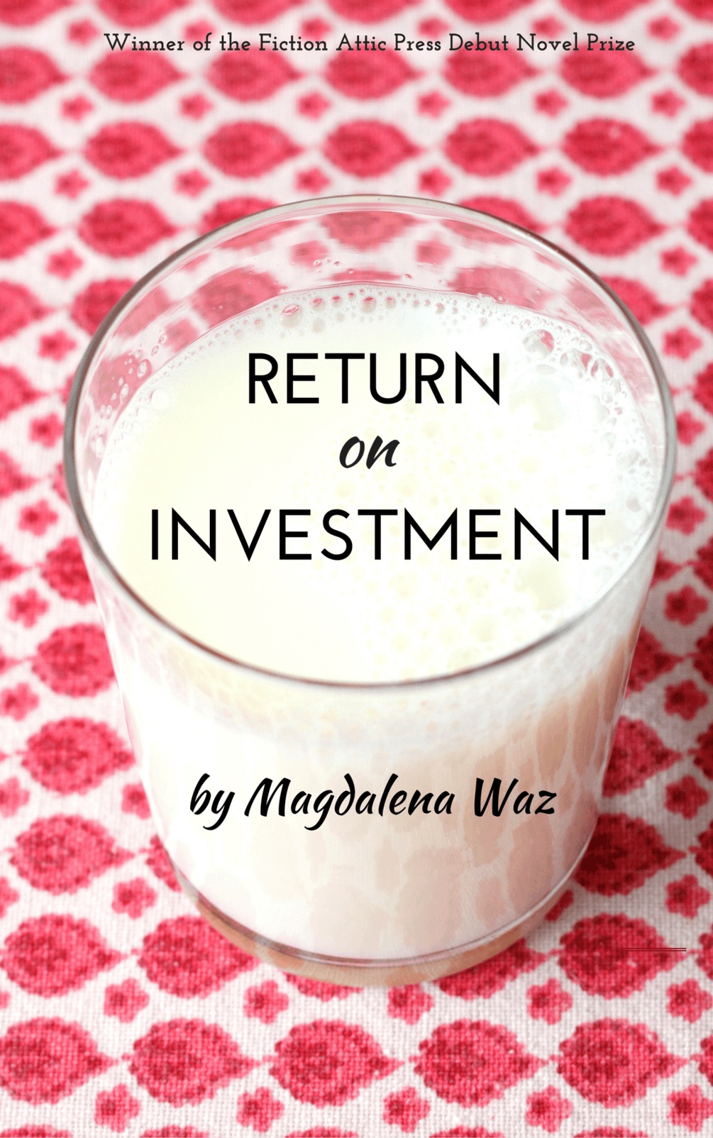 Return on Investment by Magdalena Waz, red illustrated book cover